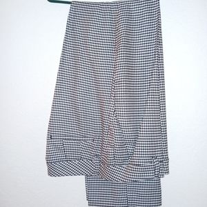 White House Black Market hound's tooth boot cut slacks